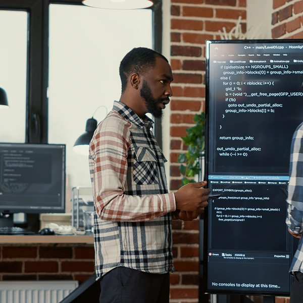 Mentor assisting student